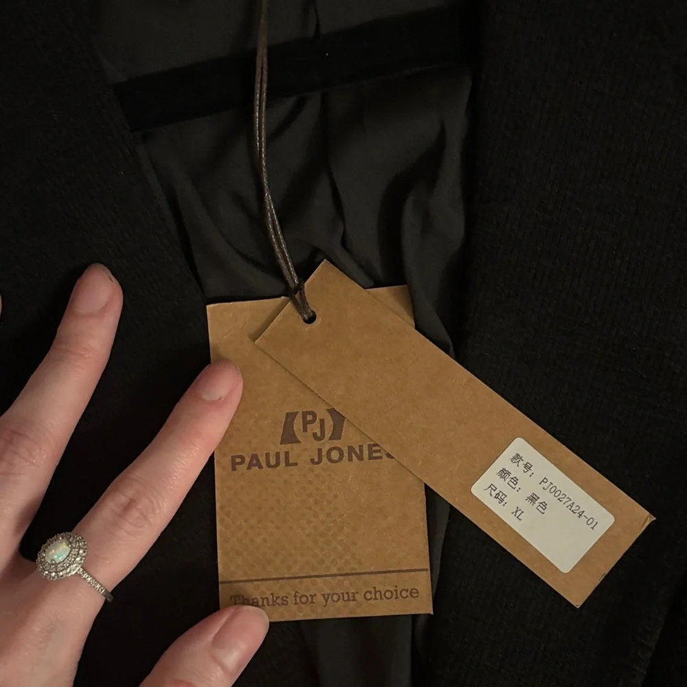 PJ Paul Jones Black Sport Coat - Classic Men's Blazer - Picture 2 of 4